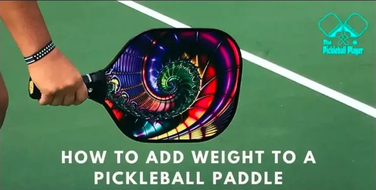 How To Add Weight to Pickleball Paddle by Enhance Your Lead Tape